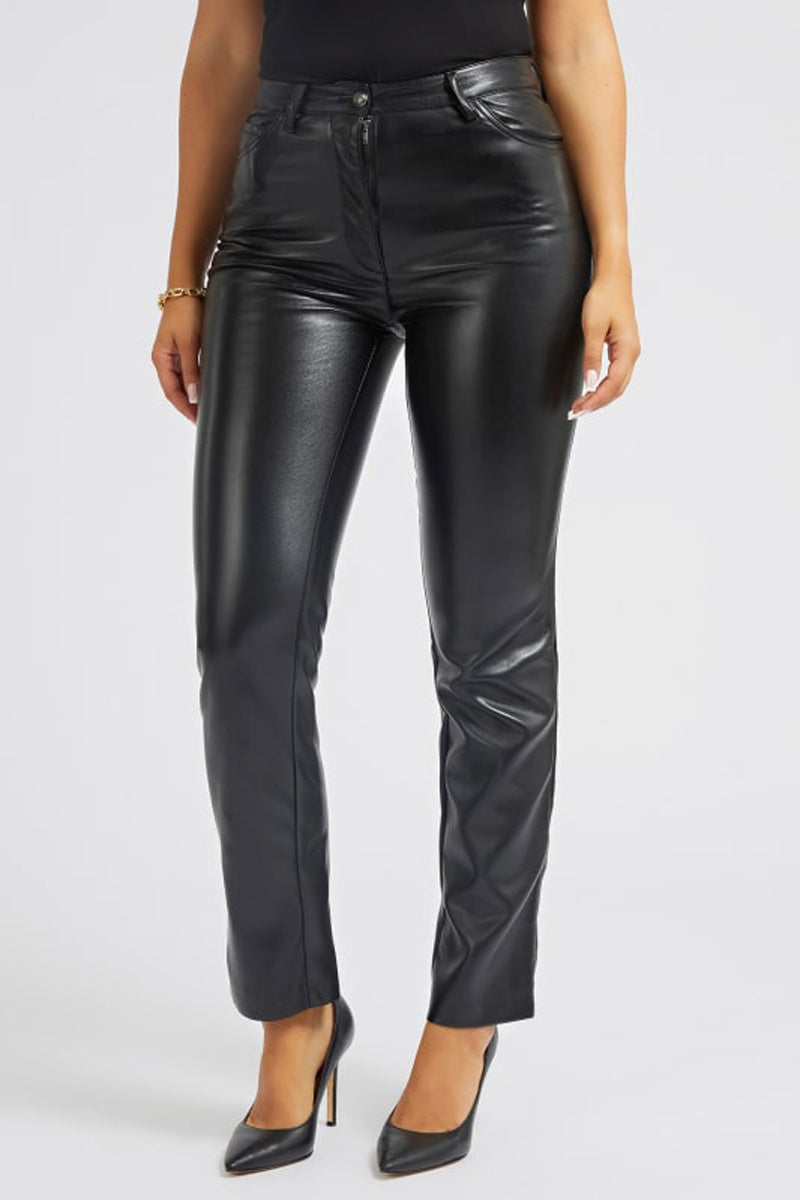 Calças direitas - Preto