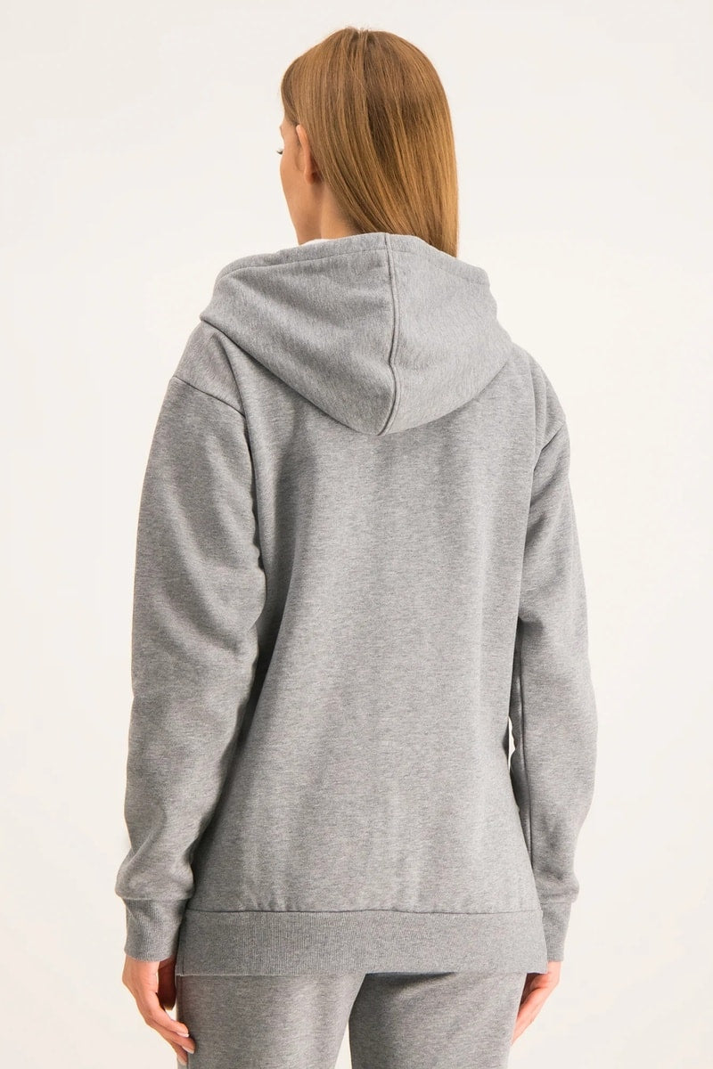 Sweat com capuz - Cinzento-claro mesclado - Emporio Armani