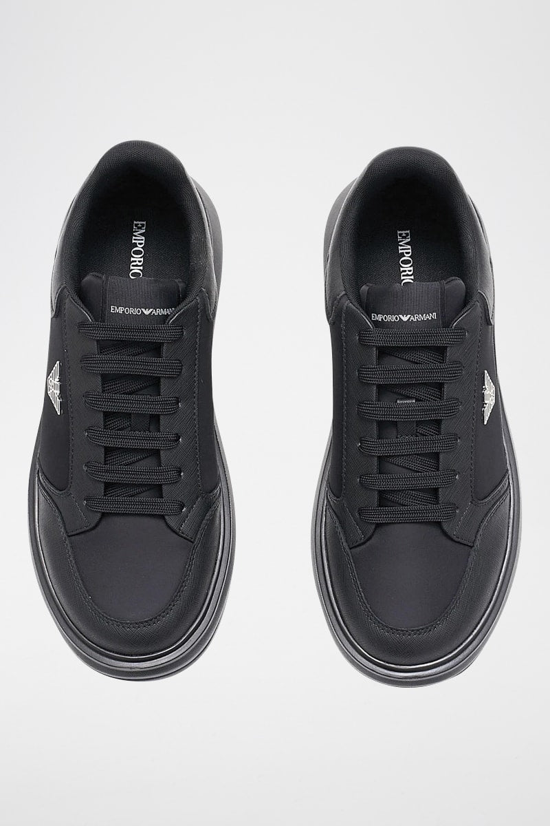 Sapatilhas com plataforma - Preto - Emporio Armani