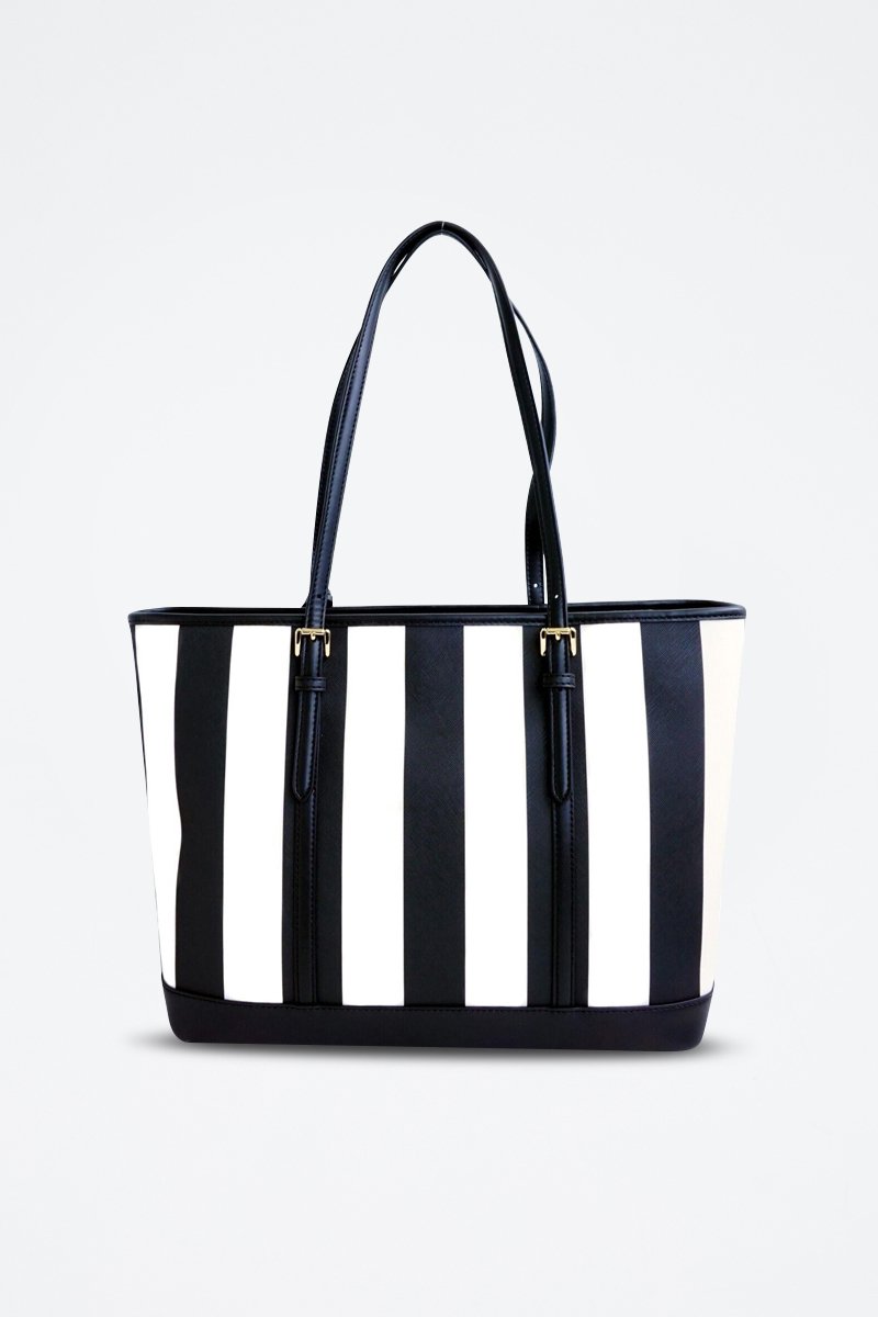 Mala shopper - Preto e branco