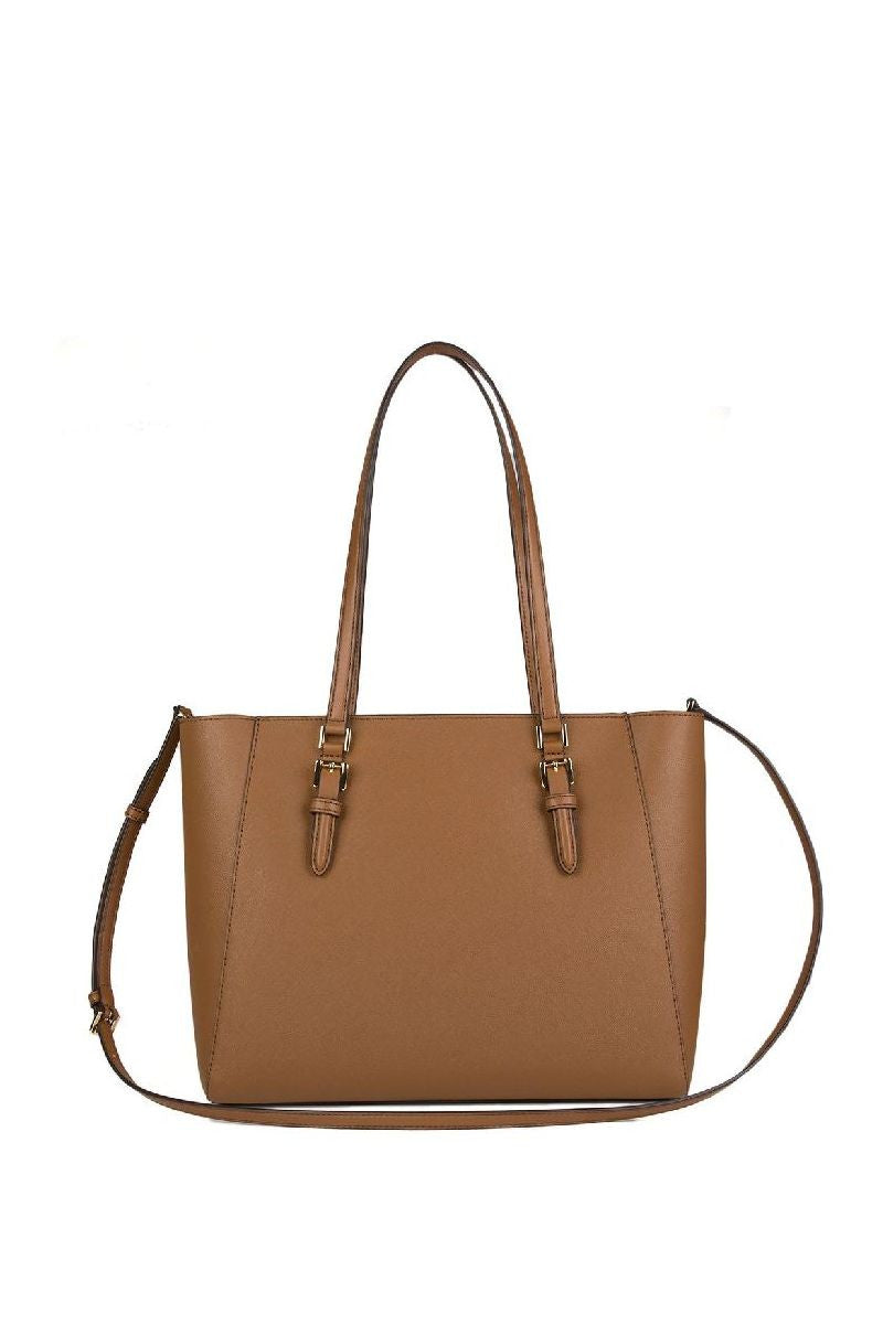 MICHAEL KORS 3 em 1 Camelo e Sacola Marrom
