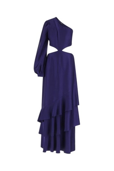 Vestido assimétrico - Violeta
