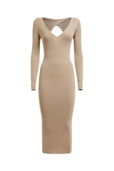 Vestido-camisola - Bege