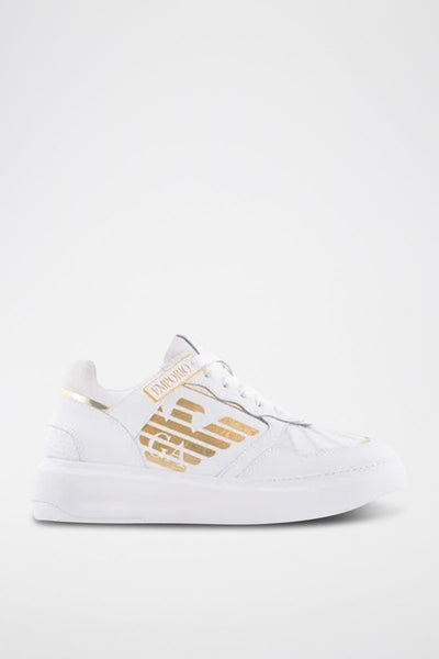 Sapatilhas em couro - Branco