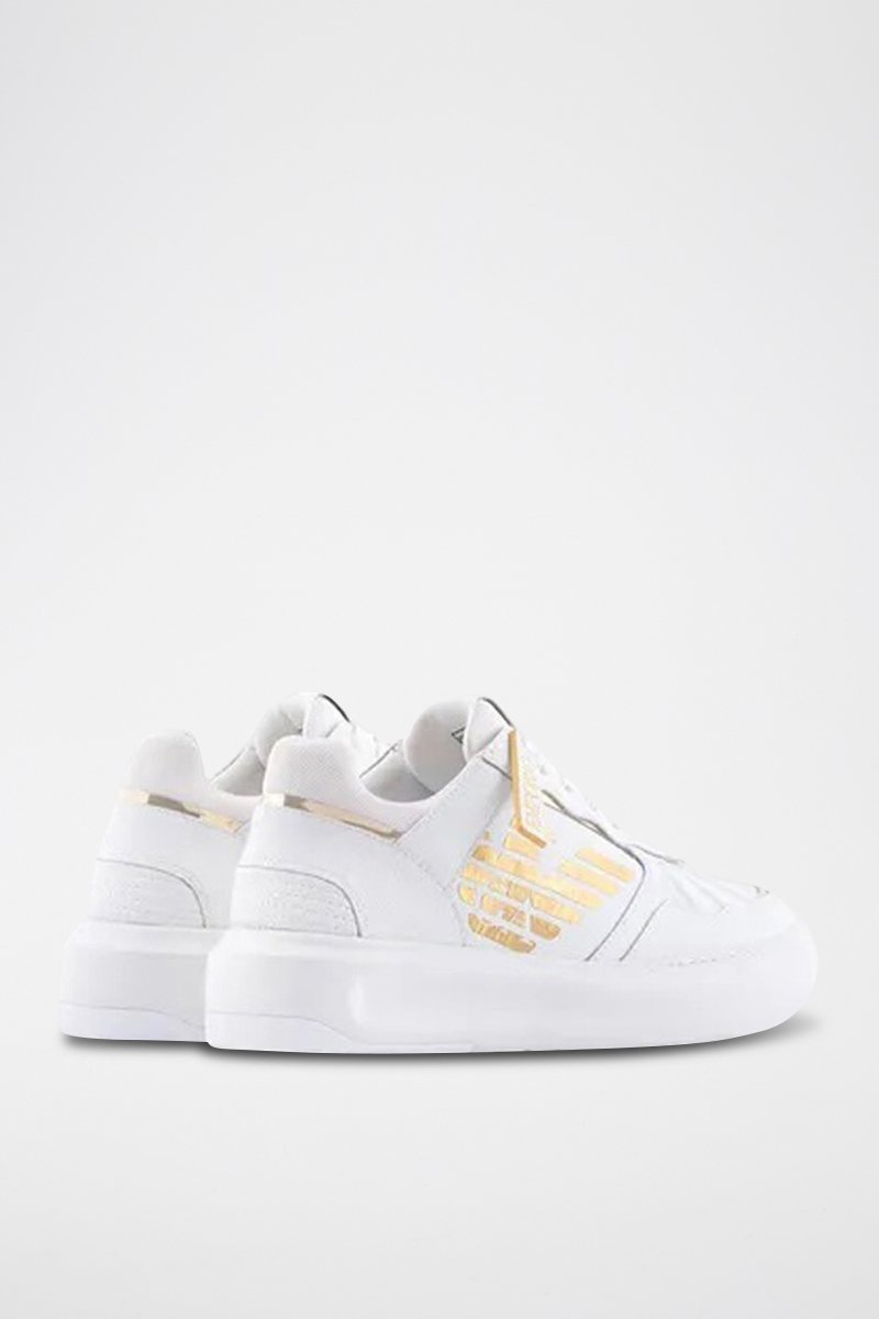 Sapatilhas em couro - Branco