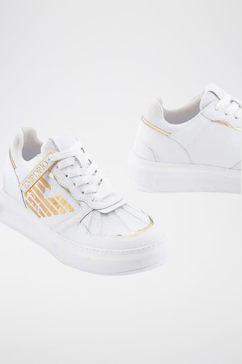 Sapatilhas em couro - Branco