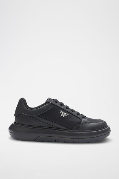 Sapatilhas com plataforma - Preto - Emporio Armani